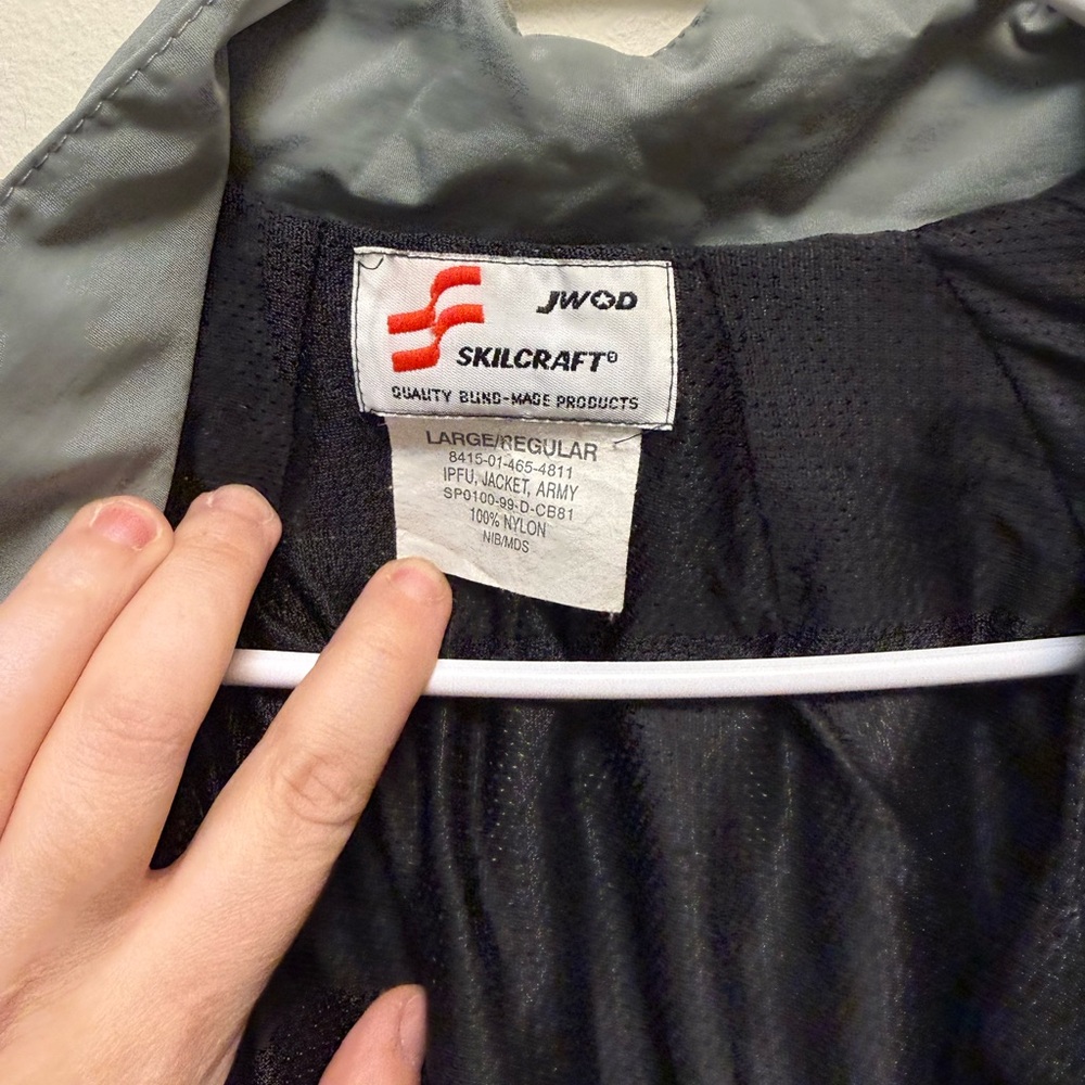 US Army PT Uniform PFU Jacket Size Large Regular - Picture 4 of 4